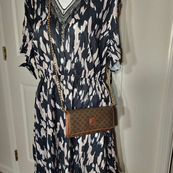 CELINE Vintage Macadam Wallet on a Chain - Picture 3 of 16